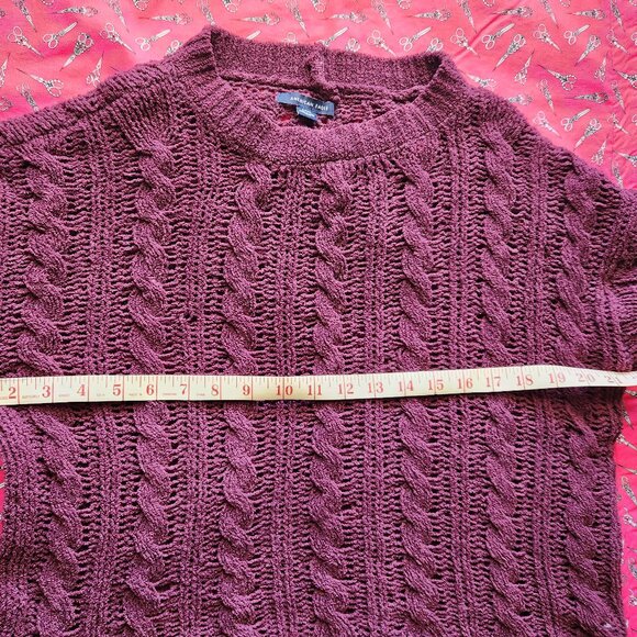 Burgundy American Eagle sweater - Picture 3 of 3